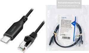 LogiLink USB 3.2 typ C - RJ45 1.0m 6