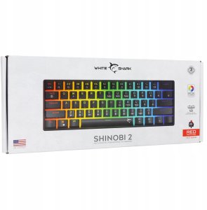 White Shark Shinobi-2 black red switch 10