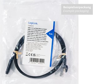 LogiLink USB 3.2 typ C - RJ45 15.0m 5