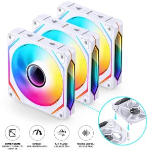 Wentylator Jonsbo ZL-120W 3-pack 2