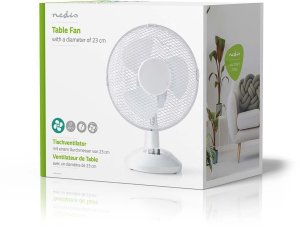 Wentylator Nedis Wentylator biurkowy Nedis 22W biały 4