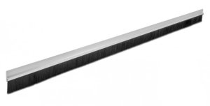 DELOCK Bürstenstreifen 40 mm mit Alu-Profil gerade 1m 1