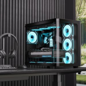 Obudowa Aerocool P500C czarna (P500C-G-BK-v1) 2