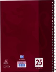 Oxford Oxford Collegeblock A4+220x295mm 80 Bl. Liniert Rand weiß R 11
