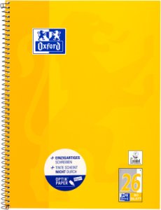 Oxford Collegeblock A4+220x295mm 80 Bl. Kariert Rand weiß R 5