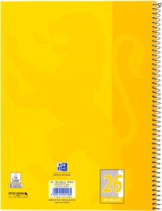 Oxford Collegeblock A4+220x295mm 80 Bl. Kariert Rand weiß R 8