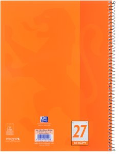 Oxford Collegeblock A4+220x295mm 80 Bl. W linię Margines L+P 10