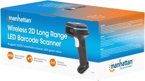 MANHATTAN 2D LED Funk-Barcodescanner 450mm IP52 9