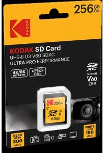 Kodak SD 256GB UHS-II U3 V60 Ultra Pro 2