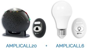 Geemarc AmpliCALL 20+6 Funk-Türklingelverstärker +Warnsignal 1
