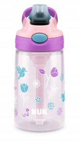 NUK Trinkflasche Contigo Easy Straw Cup 420ml rosa 1