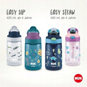 NUK Butelka Contigo Easy Straw Cup 420ml różowy 5