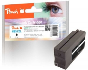 Peach Patrone HP Nr.957XL black mit OEM Chip remanufactured 1