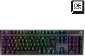 Sharkoon Gaming Tastatur Skiller SGK20   schwarz-braun    DE 1