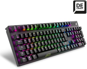 Sharkoon Gaming Tastatur Skiller SGK20   schwarz-braun    DE 5