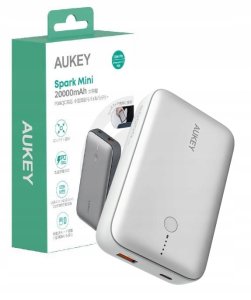 Aukey Powerbank Spark Mini 20000mAh 20W USB-C/USB-A weiß 1