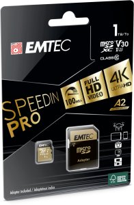 Emtec mSD 1TB UHS-I U3 V30 A2 SpeedIN 2