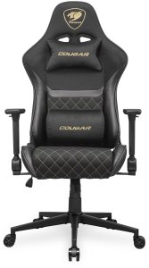 COUGAR Gaming-Stuhl Armor One V2 Gold F, PVC/Stoff, Schwarz 1