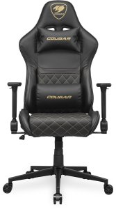 COUGAR Gaming-Stuhl Armor One V2 Gold, Schwarz 1