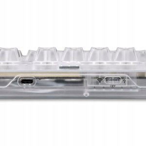 Sharkoon Gaming Tastatur Crystal Shark   weiß             DE 9