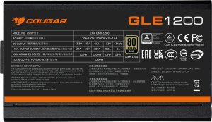 COUGAR Netzteil GLE 1000W ATX3.1 / 80 Plus Gold 8