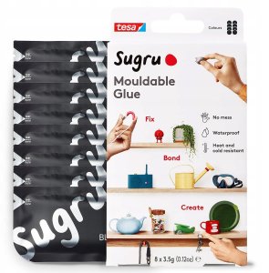 tesa Sugru formbarer Allzweckkleber 8Stk black 1