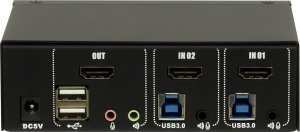 Inter-Tech IPC KVM Switch AC-21HUS HDMI, 4K@60Hz 2