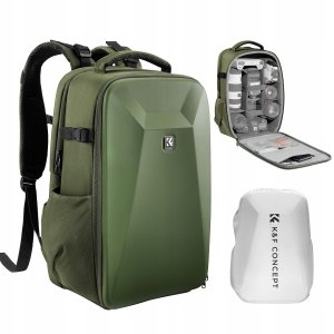 Plecak Fotograficzny Foto Na Aparat Lustrzankę Dslr Do Canon Nikon Sony / K&f / Kf13.134v3 Zielony 4