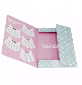 TECZKA Z GUMKA PAP A4 KITTY STK FOL10/100 2