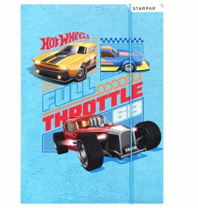 Starpak TECZKA Z GUMKA PAP A4 HOT WHEELS STK FOL10/100 3