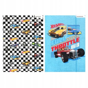 Starpak TECZKA Z GUMKA PAP A4 HOT WHEELS STK FOL10/100 5