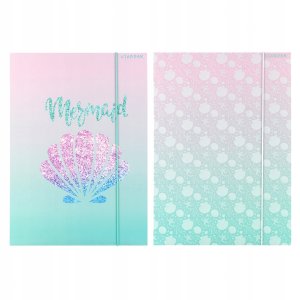 TECZKA Z GUMKA PAP A4 SHELL STK FOL10/100 5