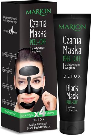 Marion Peel-Off Czarna Maska z Aktywnym Węglem 25g 1