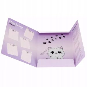 Starpak TECZKA Z GUMKA PAP A4 KOTEK PLUSZ STK FOL10/100 2