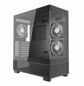GEMBIRD obudowa gamingowa Fornax X550 2xUSB 3.0+ typ C 9x FAN PWM+ARGB 1