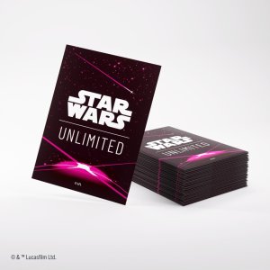 Gamegenic: Star Wars Unlimited Card Game - Art Sleeves - Card Back Magenta 2