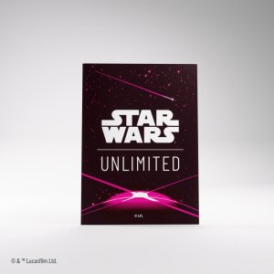 Gamegenic: Star Wars Unlimited Card Game - Art Sleeves - Card Back Magenta 3