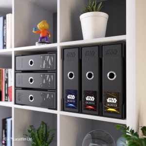 Gamegenic: Star Wars Unlimited Card Game - Premium Cardport XL - Slipcase Ring Binder 24-Pocket - Black 11