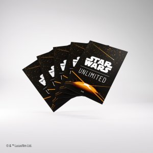 Gamegenic: Star Wars Unlimited Card Game - Art Sleeves - Card Back Orange 1