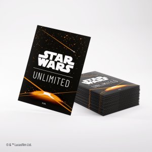 Gamegenic: Star Wars Unlimited Card Game - Art Sleeves - Card Back Orange 2