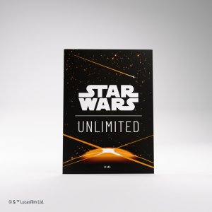 Gamegenic: Star Wars Unlimited Card Game - Art Sleeves - Card Back Orange 3