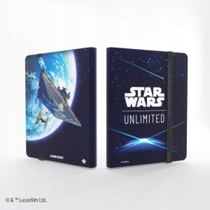 Gamegenic: Star Wars Unlimited Card Game - 18-Pocket Album - Card Back Blue 7