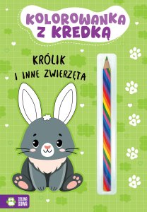 Książeczka Kolorowanka z kredką. Królik i inne zwierzęta 1