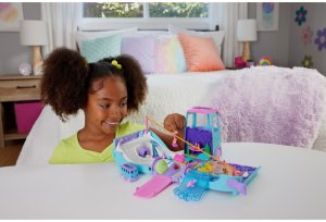 Mattel Polly Pocket Podróżny van Kamper z transformacją + akcesoria (JCC22) 6