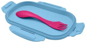 Pudełko śniadaniowe + sztućce, 21x14x6cm Minnie Mouse MN30016 Kids Euroswan 4