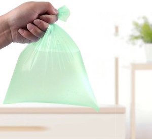 Extralink | Woreczki dla psa | zielone worki foliowe na psie odchody kupy mocne 8 rolek 120 szt 3