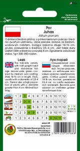 Seklos LT PNOS Nasiona warzyw | Por Starozagorski Kamień | Opakowanie 1g 2