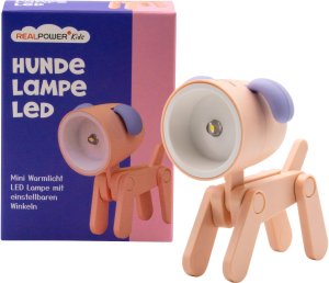 Realpower RealPower LED-Zwierzę latarka Pink dog 3
