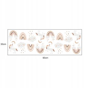 SIPO-WS63048 NAKLEJKI NA ŚCIANĘ TECZA     JEDNOROZEC 8