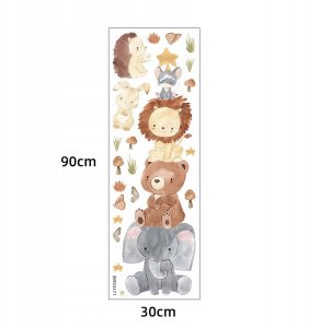 ROOM Decor SIPO-WS63043 NAKLEJKI NA ŚCIANĘ PIRAMIDA ZWIERZĘ 11